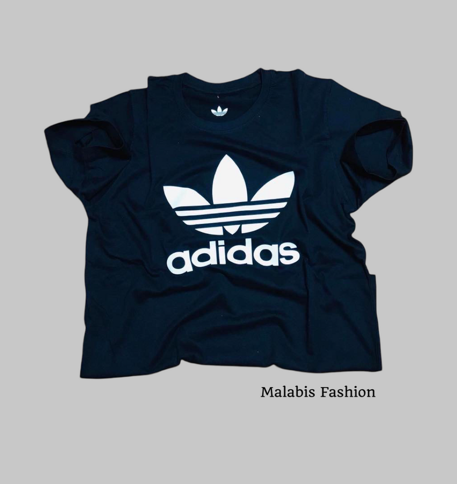 Adidas Flower Black Tshirt