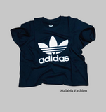 Adidas Flower Black Tshirt