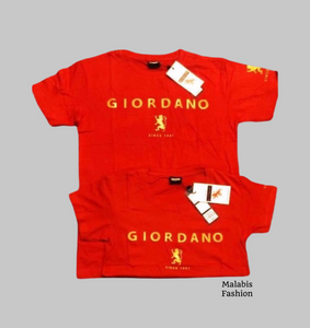 Giordano Red Tshirt